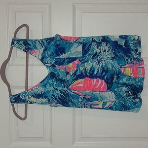 Lilly Pulitzer Boat Print Tank Top